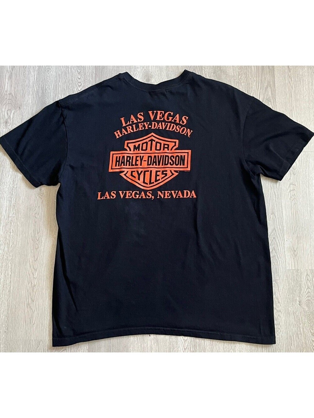 Vintage Harley-Davidson Las Vegas XL Graphic T-Shirt Black